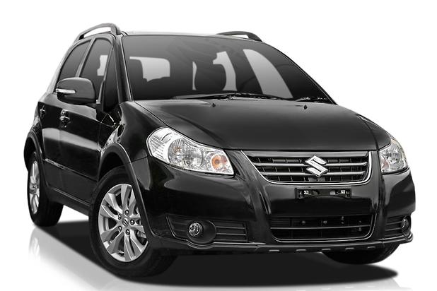 Suzuki SX4 Crossover in a field